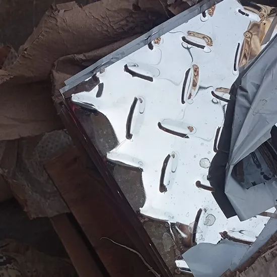 Home silver designed sheet